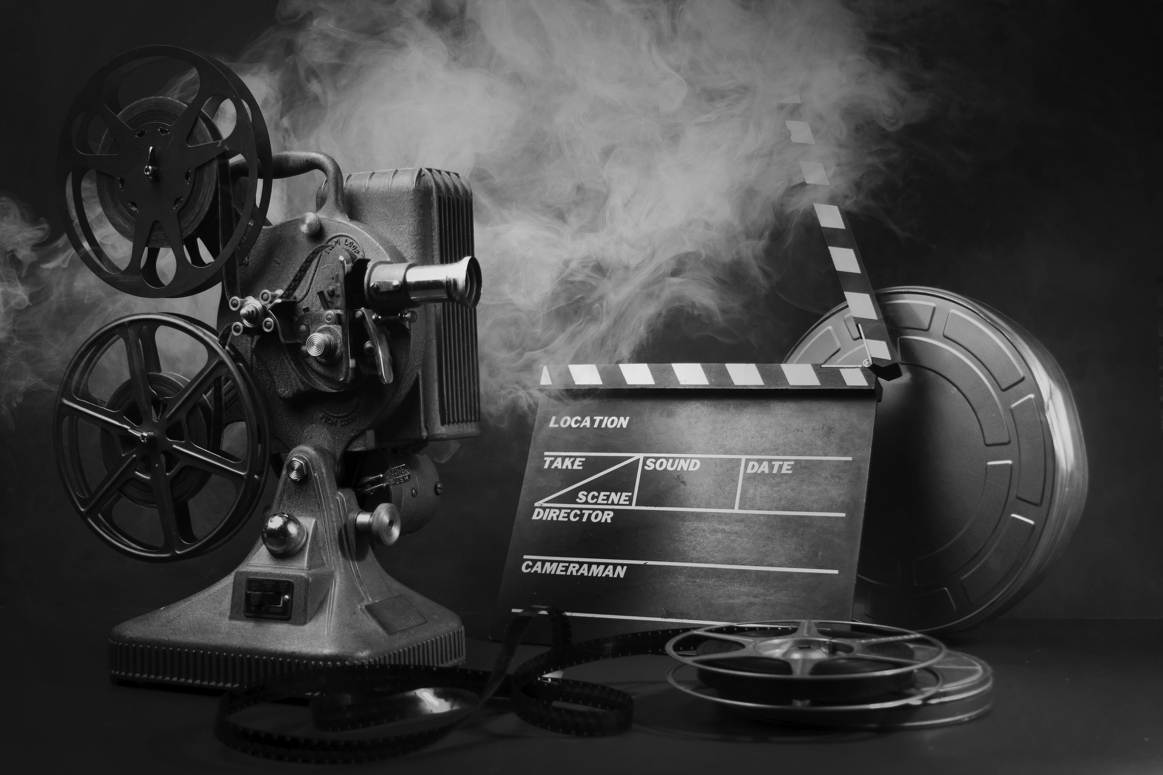 Movie An old movie machine